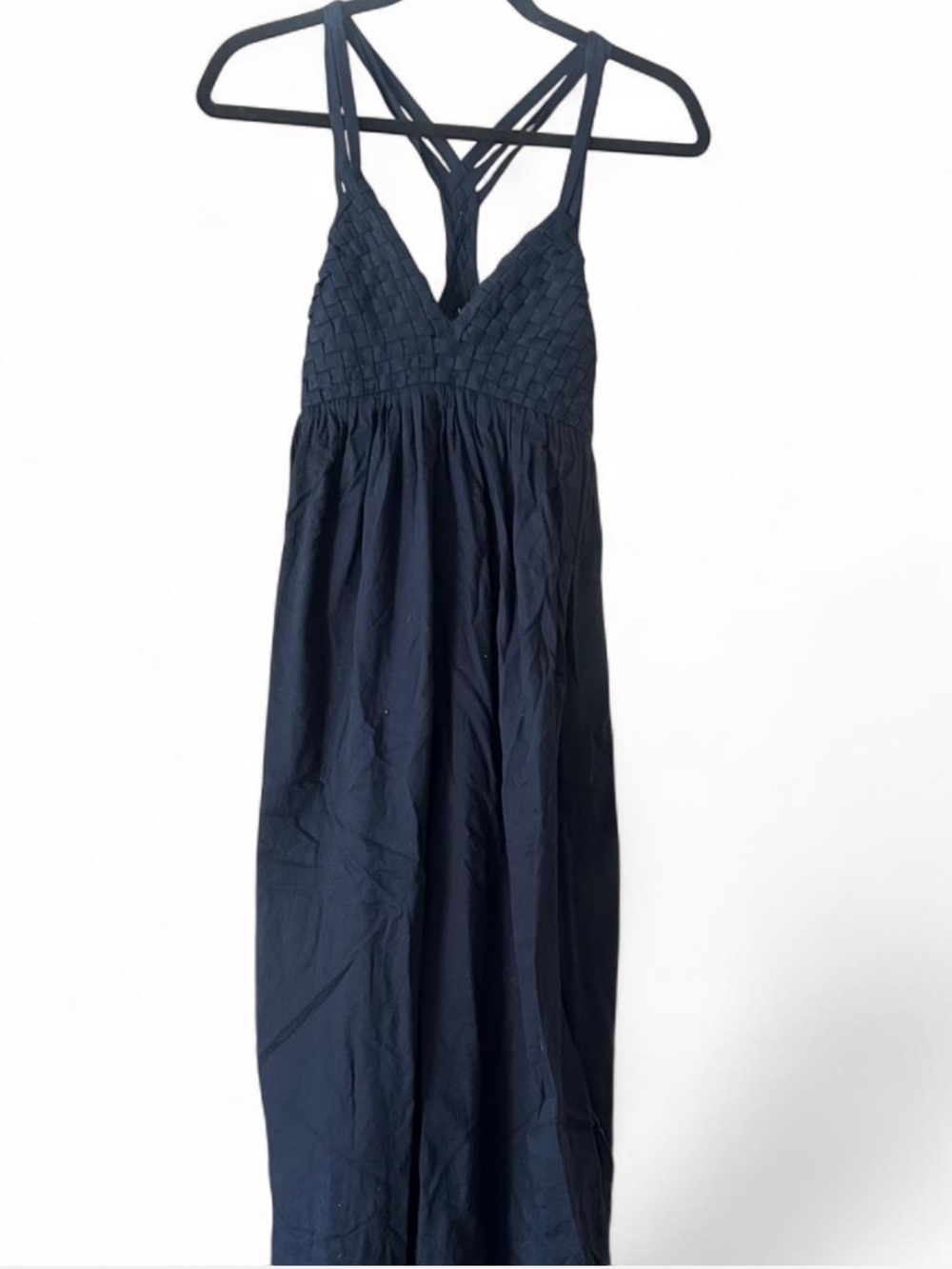 Adam Lippies NYC Navy Maxi Dress with Strappy Back